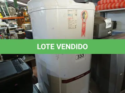 LOTE 333 - 01 LAVADORA TANQUINHO MARCA COLORMAQ. (NO ESTADO) ATENÇÃO! FAZER A VISITAÇÃO ANTES DE ARREMATAR, NÃO SABEMOS SE FUNCIONA. LEILÃO NÃO TEM GARANTIA E NEM DEVOLUÇÃO, SUJEITO A POSSÍVEIS AVARIAS VISÍVEIS/OCULTAS E/OU AUSÊNCIA DE COMPONENTES.