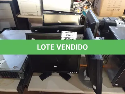 LOTE 191 - 06 MONITORES MARCAS E MODELOS DIVERSOS PARA RETIRADA DE PEÇAS. (NO ESTADO) ATENÇÃO! FAZER A VISITAÇÃO ANTES DE ARREMATAR, NÃO SABEMOS SE FUNCIONA. LEILÃO NÃO TEM GARANTIA E NEM DEVOLUÇÃO, SUJEITO A POSSÍVEIS AVARIAS VISÍVEIS/OCULTAS E/OU AUSÊNCIA DE COMPONENTES.
