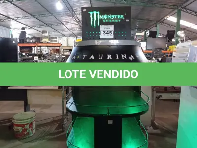 LOTE 345 - 01 EXPOSITOR DE BEBIDAS. (NO ESTADO) ATENÇÃO! FAZER A VISITAÇÃO ANTES DE ARREMATAR, NÃO SABEMOS SE FUNCIONA. LEILÃO NÃO TEM GARANTIA E NEM DEVOLUÇÃO, SUJEITO A POSSÍVEIS AVARIAS VISÍVEIS/OCULTAS E/OU AUSÊNCIA DE COMPONENTES.