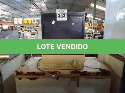 LOTE 343 - 01 LAVA-LOUÇAS E 01 SUCATA DE FREEZER HORIZONTAL. (NO ESTADO) ATENÇÃO! FAZER A VISITAÇÃO ANTES DE ARREMATAR, NÃO SABEMOS SE FUNCIONA. LEILÃO NÃO TEM GARANTIA E NEM DEVOLUÇÃO, SUJEITO A POSSÍVEIS AVARIAS VISÍVEIS/OCULTAS E/OU AUSÊNCIA DE COMPONENTES.