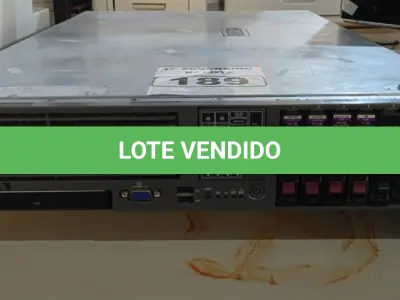 LOTE 189 - 01 SERVIDOR DE GAVETA. (NO ESTADO) ATENÇÃO! FAZER A VISITAÇÃO ANTES DE ARREMATAR, NÃO SABEMOS SE FUNCIONA. LEILÃO NÃO TEM GARANTIA E NEM DEVOLUÇÃO, SUJEITO A POSSÍVEIS AVARIAS VISÍVEIS/OCULTAS E/OU AUSÊNCIA DE COMPONENTES.