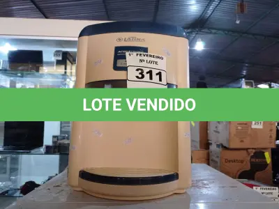 LOTE 311 - 01 PURIFICADOR DE ÁGUA MACA LATINA. (NO ESTADO) ATENÇÃO! FAZER A VISITAÇÃO ANTES DE ARREMATAR, NÃO SABEMOS SE FUNCIONA. LEILÃO NÃO TEM GARANTIA E NEM DEVOLUÇÃO, SUJEITO A POSSÍVEIS AVARIAS VISÍVEIS/OCULTAS E/OU AUSÊNCIA DE COMPONENTES.