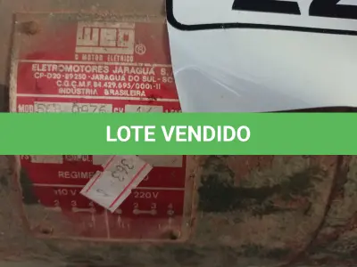 LOTE 227 - 01 BOMBA D’AGUA. (NO ESTADO) ATENÇÃO! FAZER A VISITAÇÃO ANTES DE ARREMATAR, NÃO SABEMOS SE FUNCIONA. LEILÃO NÃO TEM GARANTIA E NEM DEVOLUÇÃO, SUJEITO A POSSÍVEIS AVARIAS VISÍVEIS/OCULTAS E/OU AUSÊNCIA DE COMPONENTES.