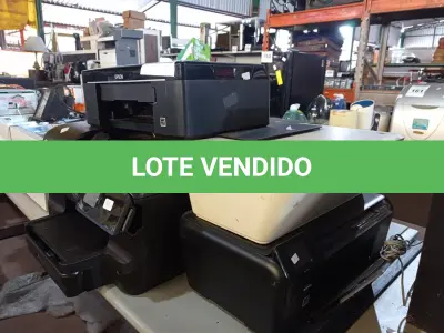 LOTE 199 - 05 IMPRESSORAS MARCAS E MODELOS DIVERSOS PARA RETIRADA DE PEÇAS. (NO ESTADO) ATENÇÃO! FAZER A VISITAÇÃO ANTES DE ARREMATAR, NÃO SABEMOS SE FUNCIONA. LEILÃO NÃO TEM GARANTIA E NEM DEVOLUÇÃO, SUJEITO A POSSÍVEIS AVARIAS VISÍVEIS/OCULTAS E/OU AUSÊNCIA DE COMPONENTES.
