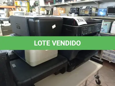 LOTE 232 - 10 IMPRESSORAS MARCAS E MODELOS DIVERSOS PARA RETIRADA DE PEÇAS. (NO ESTADO) ATENÇÃO! FAZER A VISITAÇÃO ANTES DE ARREMATAR, NÃO SABEMOS SE FUNCIONA. LEILÃO NÃO TEM GARANTIA E NEM DEVOLUÇÃO, SUJEITO A POSSÍVEIS AVARIAS VISÍVEIS/OCULTAS E/OU AUSÊNCIA DE COMPONENTES.