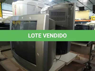 LOTE 334 - 03 TV’S DE TUBO MARCAS E MODELOS DIVERSOS. (NO ESTADO) ATENÇÃO! FAZER A VISITAÇÃO ANTES DE ARREMATAR, NÃO SABEMOS SE FUNCIONA. LEILÃO NÃO TEM GARANTIA E NEM DEVOLUÇÃO, SUJEITO A POSSÍVEIS AVARIAS VISÍVEIS/OCULTAS E/OU AUSÊNCIA DE COMPONENTES.