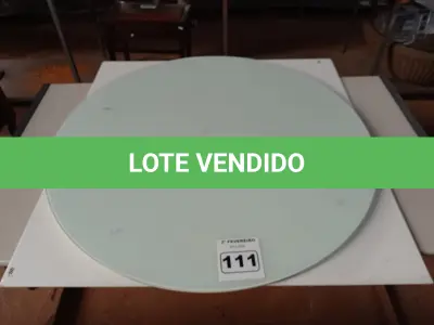 LOTE 111 - 01 LOTE COM 03 TAMPOS DE MESA 01 REDONDO E OUTRO QUADRADO. (NO ESTADO, NÃO SABEMOS SE FUNCIONA. LEILÃO NÃO TEM GARANTIA E NEM DEVOLUÇÃO).