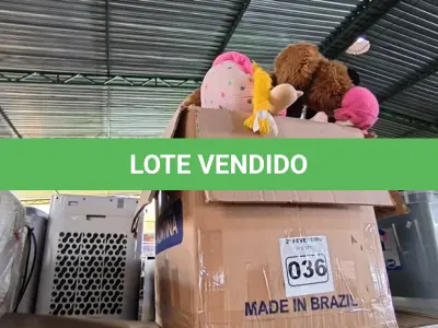 LOTE 036 - 01 LOTE COM BRINQUEDOS DIVERSOS (NO ESTADO, NÃO SABEMOS SE FUNCIONA. LEILÃO NÃO TEM GARANTIA E NEM DEVOLUÇÃO).