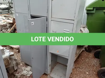 LOTE 491 - 02 ARMÁRIOS ROUPEIRO EM AÇO. (NO ESTADO) ATENÇÃO! FAZER A VISITAÇÃO ANTES DE ARREMATAR, NÃO SABEMOS SE FUNCIONA. LEILÃO NÃO TEM GARANTIA E NEM DEVOLUÇÃO, SUJEITO A POSSÍVEIS AVARIAS VISÍVEIS/OCULTAS E/OU AUSÊNCIA DE COMPONENTES.