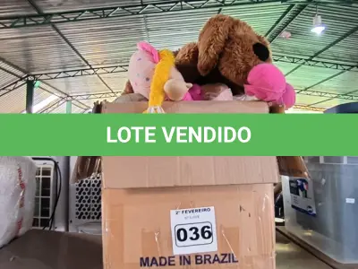 LOTE 036 - 01 LOTE COM BRINQUEDOS DIVERSOS (NO ESTADO, NÃO SABEMOS SE FUNCIONA. LEILÃO NÃO TEM GARANTIA E NEM DEVOLUÇÃO).
