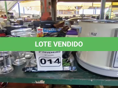 LOTE 014 - 01 LOTE COM UTENSÍLIOS PARA COZINHA (NO ESTADO, NÃO SABEMOS SE FUNCIONA. LEILÃO NÃO TEM GARANTIA E NEM DEVOLUÇÃO).