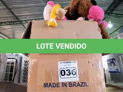 LOTE 036 - 01 LOTE COM BRINQUEDOS DIVERSOS (NO ESTADO, NÃO SABEMOS SE FUNCIONA. LEILÃO NÃO TEM GARANTIA E NEM DEVOLUÇÃO).