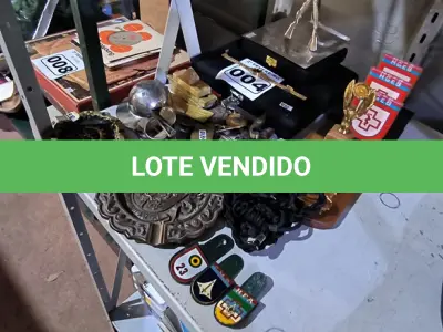 LOTE 004 - 01 LOTE COM ARTIGOS PARA DECORAÇÃO (NO ESTADO, NÃO SABEMOS SE FUNCIONA. LEILÃO NÃO TEM GARANTIA E NEM DEVOLUÇÃO).