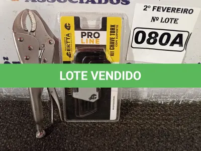 LOTE 080 - 01 KIT DE CHAVE TORX E 01 ALICATE DE PRESSÃO. (NO ESTADO) ATENÇÃO! FAZER A VISITAÇÃO ANTES DE ARREMATAR, NÃO SABEMOS SE FUNCIONA. LEILÃO NÃO TEM GARANTIA E NEM DEVOLUÇÃO, SUJEITO A POSSÍVEIS AVARIAS VISÍVEIS/OCULTAS E/OU AUSÊNCIA DE COMPONENTES.