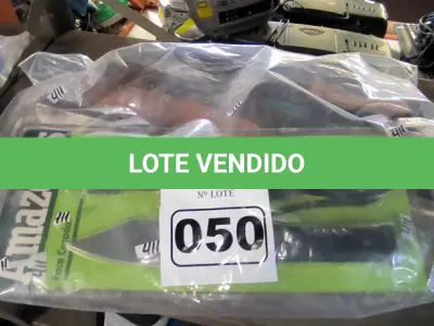 LOTE 050 - 01 LOTE COM FACAS DIVERSAS (NO ESTADO, NÃO SABEMOS SE FUNCIONA. LEILÃO NÃO TEM GARANTIA E NEM DEVOLUÇÃO).