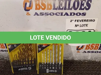 LOTE 020 - 02 KIT’S DE BROCAS. (NO ESTADO) ATENÇÃO! FAZER A VISITAÇÃO ANTES DE ARREMATAR, NÃO SABEMOS SE FUNCIONA. LEILÃO NÃO TEM GARANTIA E NEM DEVOLUÇÃO, SUJEITO A POSSÍVEIS AVARIAS VISÍVEIS/OCULTAS E/OU AUSÊNCIA DE COMPONENTES.