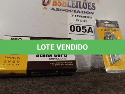 LOTE 005 - 01 SERRA COPO E 01 KIT DE CHAVES ALLEN. (NO ESTADO) ATENÇÃO! FAZER A VISITAÇÃO ANTES DE ARREMATAR, NÃO SABEMOS SE FUNCIONA. LEILÃO NÃO TEM GARANTIA E NEM DEVOLUÇÃO, SUJEITO A POSSÍVEIS AVARIAS VISÍVEIS/OCULTAS E/OU AUSÊNCIA DE COMPONENTES.