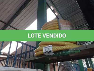 LOTE 159 - 02 ROLOS DE MANGUEIRA CORRUGADA. (NO ESTADO) ATENÇÃO! FAZER A VISITAÇÃO ANTES DE ARREMATAR, NÃO SABEMOS SE FUNCIONA. LEILÃO NÃO TEM GARANTIA E NEM DEVOLUÇÃO, SUJEITO A POSSÍVEIS AVARIAS VISÍVEIS/OCULTAS E/OU AUSÊNCIA DE COMPONENTES.