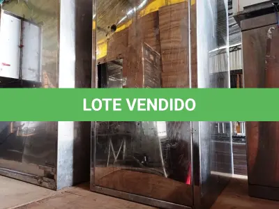 LOTE 161 - 01 COIFA EM AÇO INOX, MEDINDO 100CMX40CM. (NO ESTADO, NÃO SABEMOS SE FUNCIONA. LEILÃO NÃO TEM GARANTIA E NEM DEVOLUÇÃO).