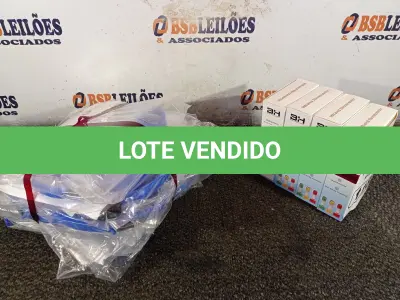 LOTE 118 - 04 TERMÔMETROS DIGITAL E 10 MASCARAS DE PROTEÇÃO. (NO ESTADO) ATENÇÃO! FAZER A VISITAÇÃO ANTES DE ARREMATAR, NÃO SABEMOS SE FUNCIONA. LEILÃO NÃO TEM GARANTIA E NEM DEVOLUÇÃO, SUJEITO A POSSÍVEIS AVARIAS VISÍVEIS/OCULTAS E/OU AUSÊNCIA DE COMPONENTES.