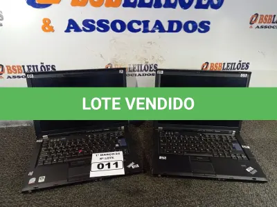 LOTE 011 - 02 NOTEBOOK’S MARCAS LENOVO PARA RETIRADA DE PEÇAS. (NO ESTADO) ATENÇÃO! FAZER A VISITAÇÃO ANTES DE ARREMATAR, NÃO SABEMOS SE FUNCIONA. LEILÃO NÃO TEM GARANTIA E NEM DEVOLUÇÃO, SUJEITO A POSSÍVEIS AVARIAS VISÍVEIS/OCULTAS E/OU AUSÊNCIA DE COMPONENTES.
