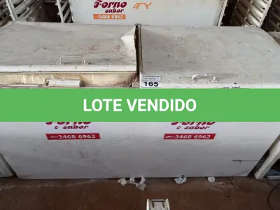 LOTE 165 - 01 FREEZER HORIZONTAL 02 TAMPAS 220V. (NO ESTADO) ATENÇÃO! FAZER A VISITAÇÃO ANTES DE ARREMATAR, NÃO SABEMOS SE FUNCIONA. LEILÃO NÃO TEM GARANTIA E NEM DEVOLUÇÃO, SUJEITO A POSSÍVEIS AVARIAS VISÍVEIS/OCULTAS E/OU AUSÊNCIA DE COMPONENTES.