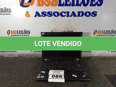 LOTE 086 - 01 NOTEBOOK MARCA LENOVO MODELO T410. (NO ESTADO) ATENÇÃO! FAZER A VISITAÇÃO ANTES DE ARREMATAR, NÃO SABEMOS SE FUNCIONA. LEILÃO NÃO TEM GARANTIA E NEM DEVOLUÇÃO, SUJEITO A POSSÍVEIS AVARIAS VISÍVEIS/OCULTAS E/OU AUSÊNCIA DE COMPONENTES.
