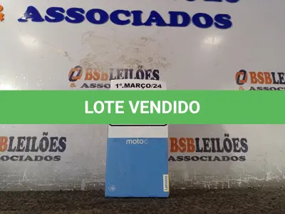 LOTE 063 - 01 CELULAR MOTO “C” 8BG. (NO ESTADO) ATENÇÃO! FAZER A VISITAÇÃO ANTES DE ARREMATAR, NÃO SABEMOS SE FUNCIONA. LEILÃO NÃO TEM GARANTIA E NEM DEVOLUÇÃO, SUJEITO A POSSÍVEIS AVARIAS VISÍVEIS/OCULTAS E/OU AUSÊNCIA DE COMPONENTES.