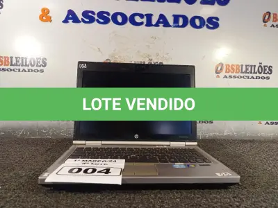 LOTE 004 - 01 NOTEBOOK MARCA HP. (NO ESTADO) ATENÇÃO! FAZER A VISITAÇÃO ANTES DE ARREMATAR, NÃO SABEMOS SE FUNCIONA. LEILÃO NÃO TEM GARANTIA E NEM DEVOLUÇÃO, SUJEITO A POSSÍVEIS AVARIAS VISÍVEIS/OCULTAS E/OU AUSÊNCIA DE COMPONENTES.