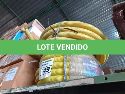 LOTE 149 - 02 ROLOS DE MANGUEIRA CORRUGADA. (NO ESTADO) ATENÇÃO! FAZER A VISITAÇÃO ANTES DE ARREMATAR, NÃO SABEMOS SE FUNCIONA. LEILÃO NÃO TEM GARANTIA E NEM DEVOLUÇÃO, SUJEITO A POSSÍVEIS AVARIAS VISÍVEIS/OCULTAS E/OU AUSÊNCIA DE COMPONENTES.