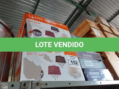 LOTE 152 - 02 LUMINÁRIAS PENDENTE E 05 LUMINÁRIAS DE EMBUTIR MARCAS E MODELOS DIVERSOS. (NO ESTADO) ATENÇÃO! FAZER A VISITAÇÃO ANTES DE ARREMATAR, NÃO SABEMOS SE FUNCIONA. LEILÃO NÃO TEM GARANTIA E NEM DEVOLUÇÃO, SUJEITO A POSSÍVEIS AVARIAS VISÍVEIS/OCULTAS E/OU AUSÊNCIA DE COMPONENTES.
