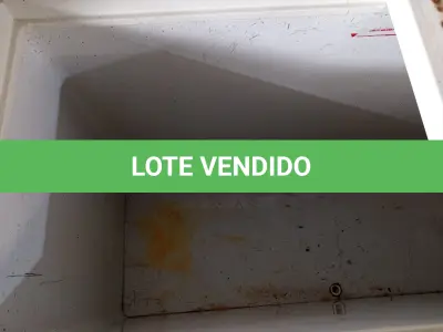LOTE 195 - 01 FREEZER HORIZONTAL 02 TAMPAS 220V. (NO ESTADO) ATENÇÃO! FAZER A VISITAÇÃO ANTES DE ARREMATAR, NÃO SABEMOS SE FUNCIONA. LEILÃO NÃO TEM GARANTIA E NEM DEVOLUÇÃO, SUJEITO A POSSÍVEIS AVARIAS VISÍVEIS/OCULTAS E/OU AUSÊNCIA DE COMPONENTES.