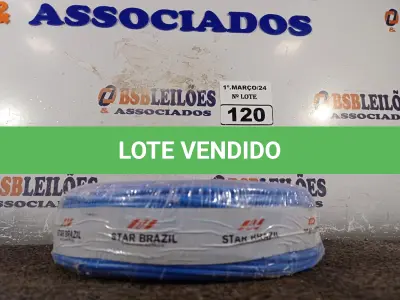 LOTE 120 - 01 ROLO DE CABO FLEXÍVEL 100M 1X4MM NA COR AZUL (NOVO). (NO ESTADO) ATENÇÃO! FAZER A VISITAÇÃO ANTES DE ARREMATAR, NÃO SABEMOS SE FUNCIONA. LEILÃO NÃO TEM GARANTIA E NEM DEVOLUÇÃO, SUJEITO A POSSÍVEIS AVARIAS VISÍVEIS/OCULTAS E/OU AUSÊNCIA DE COMPONENTES.
