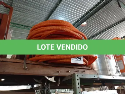 LOTE 154 - 02 ROLOS DE MANGUEIRA CORRUGADA. (NO ESTADO) ATENÇÃO! FAZER A VISITAÇÃO ANTES DE ARREMATAR, NÃO SABEMOS SE FUNCIONA. LEILÃO NÃO TEM GARANTIA E NEM DEVOLUÇÃO, SUJEITO A POSSÍVEIS AVARIAS VISÍVEIS/OCULTAS E/OU AUSÊNCIA DE COMPONENTES.