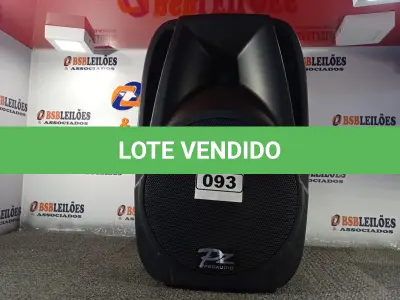LOTE 093 - 01 CAIXA DE SOM PZ PROPASSIVE PX-12. (NO ESTADO) ATENÇÃO! FAZER A VISITAÇÃO ANTES DE ARREMATAR, NÃO SABEMOS SE FUNCIONA. LEILÃO NÃO TEM GARANTIA E NEM DEVOLUÇÃO, SUJEITO A POSSÍVEIS AVARIAS VISÍVEIS/OCULTAS E/OU AUSÊNCIA DE COMPONENTES.