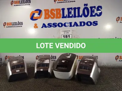 LOTE 181 - 03 IMPRESSORAS DE CUPOM MARCAS BROTHER SEM FONTE. (NO ESTADO) ATENÇÃO! FAZER A VISITAÇÃO ANTES DE ARREMATAR, NÃO SABEMOS SE FUNCIONA. LEILÃO NÃO TEM GARANTIA E NEM DEVOLUÇÃO, SUJEITO A POSSÍVEIS AVARIAS VISÍVEIS/OCULTAS E/OU AUSÊNCIA DE COMPONENTES.