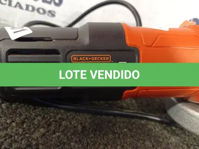 LOTE 022 - 01 ESMERILHADEIRA MARCA BLACK DECKER 220V. (NO ESTADO) ATENÇÃO! FAZER A VISITAÇÃO ANTES DE ARREMATAR, NÃO SABEMOS SE FUNCIONA. LEILÃO NÃO TEM GARANTIA E NEM DEVOLUÇÃO, SUJEITO A POSSÍVEIS AVARIAS VISÍVEIS/OCULTAS E/OU AUSÊNCIA DE COMPONENTES.