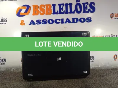LOTE 002 - 01 NOTEBOOK MARCA SAMSUNG. (NO ESTADO) ATENÇÃO! FAZER A VISITAÇÃO ANTES DE ARREMATAR, NÃO SABEMOS SE FUNCIONA. LEILÃO NÃO TEM GARANTIA E NEM DEVOLUÇÃO, SUJEITO A POSSÍVEIS AVARIAS VISÍVEIS/OCULTAS E/OU AUSÊNCIA DE COMPONENTES.