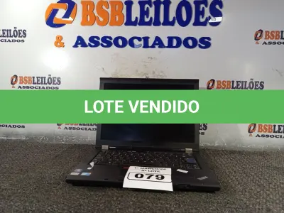 LOTE 079 - 01 NOTEBOOK MARCA LENOVO MODELO T410. (NO ESTADO) ATENÇÃO! FAZER A VISITAÇÃO ANTES DE ARREMATAR, NÃO SABEMOS SE FUNCIONA. LEILÃO NÃO TEM GARANTIA E NEM DEVOLUÇÃO, SUJEITO A POSSÍVEIS AVARIAS VISÍVEIS/OCULTAS E/OU AUSÊNCIA DE COMPONENTES.