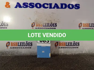 LOTE 083 - 01 CELULAR MOTO “C” 8BG. (NO ESTADO) ATENÇÃO! FAZER A VISITAÇÃO ANTES DE ARREMATAR, NÃO SABEMOS SE FUNCIONA. LEILÃO NÃO TEM GARANTIA E NEM DEVOLUÇÃO, SUJEITO A POSSÍVEIS AVARIAS VISÍVEIS/OCULTAS E/OU AUSÊNCIA DE COMPONENTES.