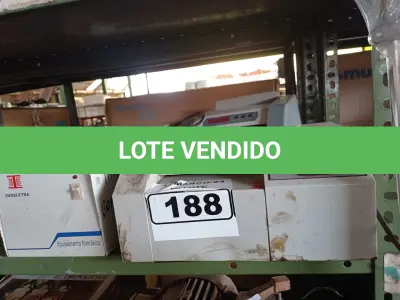 LOTE 188 - 02 ESTABILIZADORES, 01 CONTADORA DE CÉDULAS E 01 PLASTIFICADORA DE DOCUMENTOS. (NO ESTADO) ATENÇÃO! FAZER A VISITAÇÃO ANTES DE ARREMATAR, NÃO SABEMOS SE FUNCIONA. LEILÃO NÃO TEM GARANTIA E NEM DEVOLUÇÃO, SUJEITO A POSSÍVEIS AVARIAS VISÍVEIS/OCULTAS E/OU AUSÊNCIA DE COMPONENTES.
