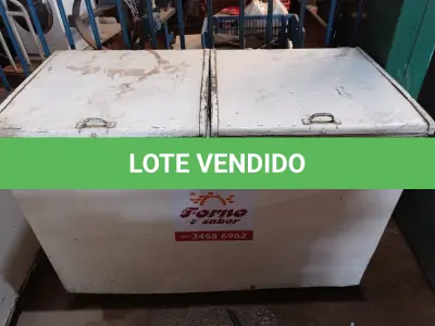 LOTE 095 - 01 FREEZER HORIZONTAL 02 TAMPAS 220V. (NO ESTADO) ATENÇÃO! FAZER A VISITAÇÃO ANTES DE ARREMATAR, NÃO SABEMOS SE FUNCIONA. LEILÃO NÃO TEM GARANTIA E NEM DEVOLUÇÃO, SUJEITO A POSSÍVEIS AVARIAS VISÍVEIS/OCULTAS E/OU AUSÊNCIA DE COMPONENTES.