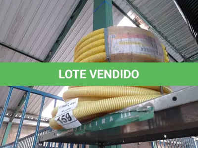 LOTE 159 - 02 ROLOS DE MANGUEIRA CORRUGADA. (NO ESTADO) ATENÇÃO! FAZER A VISITAÇÃO ANTES DE ARREMATAR, NÃO SABEMOS SE FUNCIONA. LEILÃO NÃO TEM GARANTIA E NEM DEVOLUÇÃO, SUJEITO A POSSÍVEIS AVARIAS VISÍVEIS/OCULTAS E/OU AUSÊNCIA DE COMPONENTES.