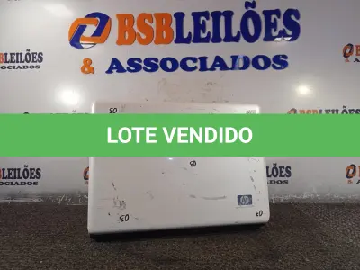 LOTE 003 - 01 NOTEBOOK MARCA HP. (NO ESTADO) ATENÇÃO! FAZER A VISITAÇÃO ANTES DE ARREMATAR, NÃO SABEMOS SE FUNCIONA. LEILÃO NÃO TEM GARANTIA E NEM DEVOLUÇÃO, SUJEITO A POSSÍVEIS AVARIAS VISÍVEIS/OCULTAS E/OU AUSÊNCIA DE COMPONENTES.