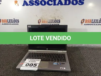 LOTE 005 - 01 NOTEBOOK MARCA HP. (NO ESTADO) ATENÇÃO! FAZER A VISITAÇÃO ANTES DE ARREMATAR, NÃO SABEMOS SE FUNCIONA. LEILÃO NÃO TEM GARANTIA E NEM DEVOLUÇÃO, SUJEITO A POSSÍVEIS AVARIAS VISÍVEIS/OCULTAS E/OU AUSÊNCIA DE COMPONENTES.
