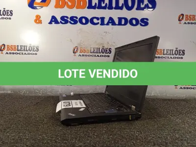 LOTE 079 - 01 NOTEBOOK MARCA LENOVO MODELO T410. (NO ESTADO) ATENÇÃO! FAZER A VISITAÇÃO ANTES DE ARREMATAR, NÃO SABEMOS SE FUNCIONA. LEILÃO NÃO TEM GARANTIA E NEM DEVOLUÇÃO, SUJEITO A POSSÍVEIS AVARIAS VISÍVEIS/OCULTAS E/OU AUSÊNCIA DE COMPONENTES.