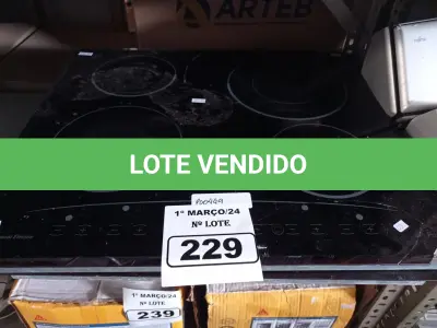 LOTE 229 - 02 FOGÕES DE INDUÇÃO MARCAS E MODELOS DIVERSOS PARA RETIRADA DE PEÇAS. (NO ESTADO) ATENÇÃO! FAZER A VISITAÇÃO ANTES DE ARREMATAR, NÃO SABEMOS SE FUNCIONA. LEILÃO NÃO TEM GARANTIA E NEM DEVOLUÇÃO, SUJEITO A POSSÍVEIS AVARIAS VISÍVEIS/OCULTAS E/OU AUSÊNCIA DE COMPONENTES.