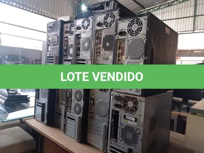 LOTE 419 - 11 CPU’S MARCAS E MODELOS DIVERSOS PARA RETIRADA DE PEÇAS. (NO ESTADO) ATENÇÃO! FAZER A VISITAÇÃO ANTES DE ARREMATAR, NÃO SABEMOS SE FUNCIONA. LEILÃO NÃO TEM GARANTIA E NEM DEVOLUÇÃO, SUJEITO A POSSÍVEIS AVARIAS VISÍVEIS/OCULTAS E/OU AUSÊNCIA DE COMPONENTES.