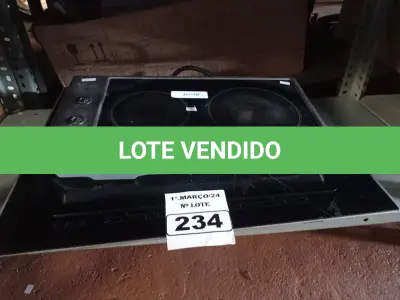 LOTE 234 - 02 FOGÕES DE INDUÇÃO MARCAS E MODELOS DIVERSOS PARA RETIRADA DE PEÇAS. (NO ESTADO) ATENÇÃO! FAZER A VISITAÇÃO ANTES DE ARREMATAR, NÃO SABEMOS SE FUNCIONA. LEILÃO NÃO TEM GARANTIA E NEM DEVOLUÇÃO, SUJEITO A POSSÍVEIS AVARIAS VISÍVEIS/OCULTAS E/OU AUSÊNCIA DE COMPONENTES.