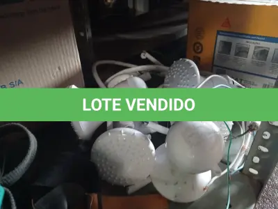 LOTE 238 - 06 CHUVEIROS MARCAS E MODELOS DIVERSOS. (NO ESTADO) ATENÇÃO! FAZER A VISITAÇÃO ANTES DE ARREMATAR, NÃO SABEMOS SE FUNCIONA. LEILÃO NÃO TEM GARANTIA E NEM DEVOLUÇÃO, SUJEITO A POSSÍVEIS AVARIAS VISÍVEIS/OCULTAS E/OU AUSÊNCIA DE COMPONENTES.